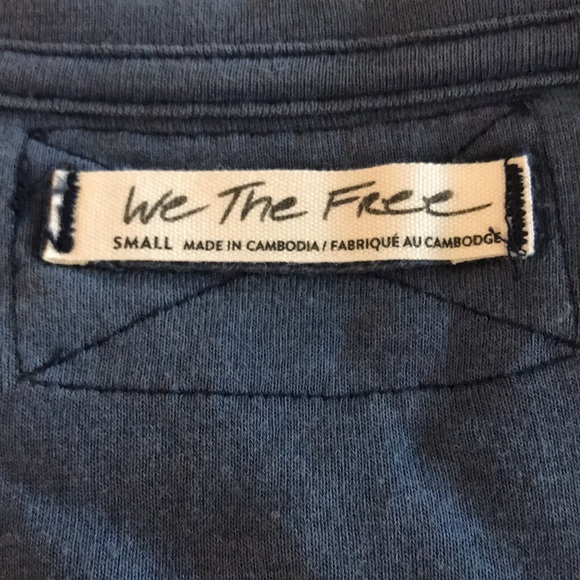 Free People Always Yours Tee Small Shaded Lake New - Picture 3 of 11